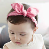 Baby Headband for Baby Hair Accessories for infant (Pink Dotted)
